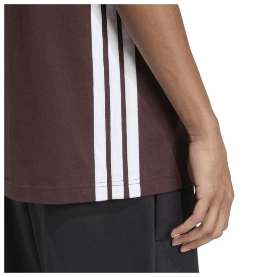 Adidas Ανδρική κοντομάνικη μπλούζα Essentials 3-Stripes Single Jersey Tee